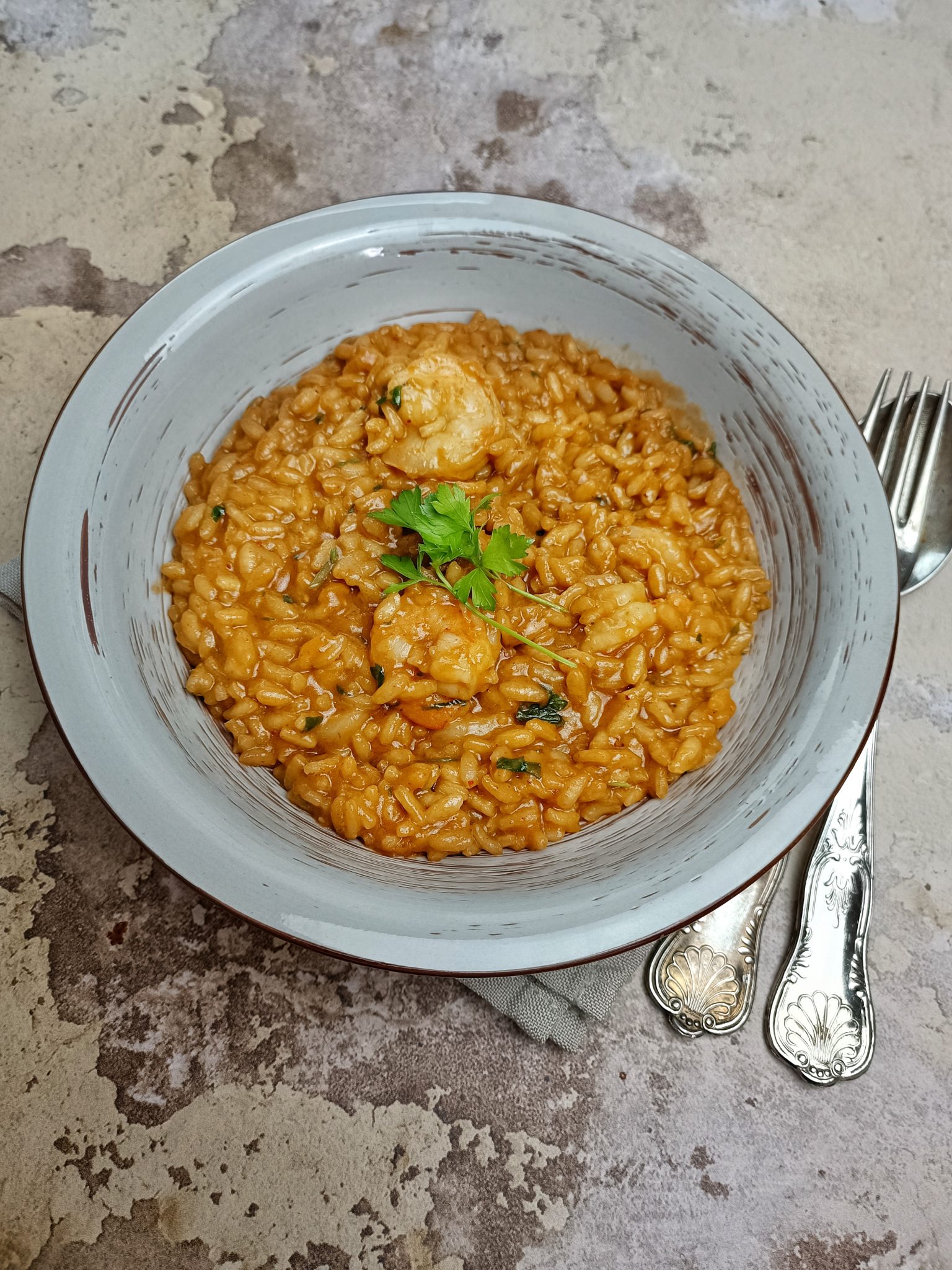 Risotto Con Bisque Di Gamberi Ketty Cucino Oggi