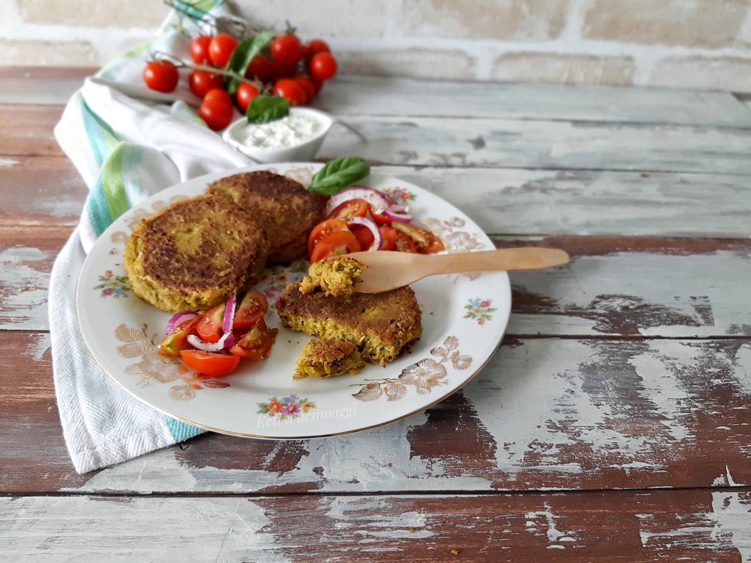 BURGER DI PISELLI VEGETARIANI