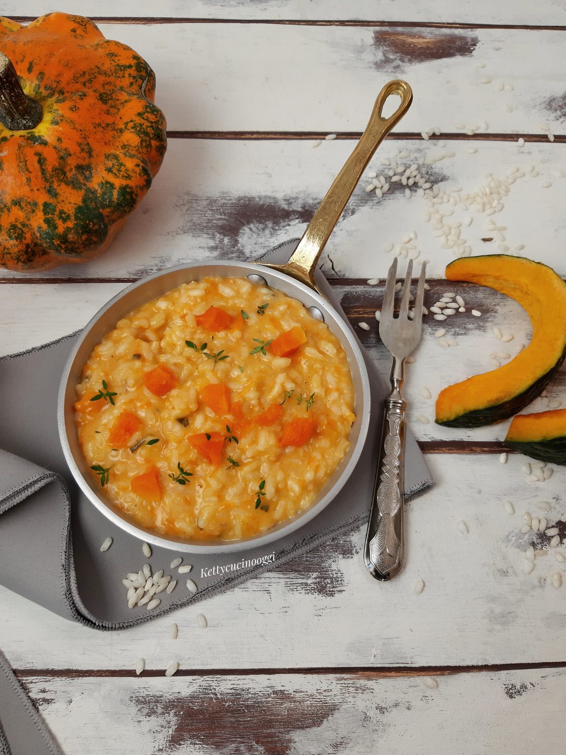 Risotto Cremoso Zucca E Taleggio Ketty Cucino Oggi