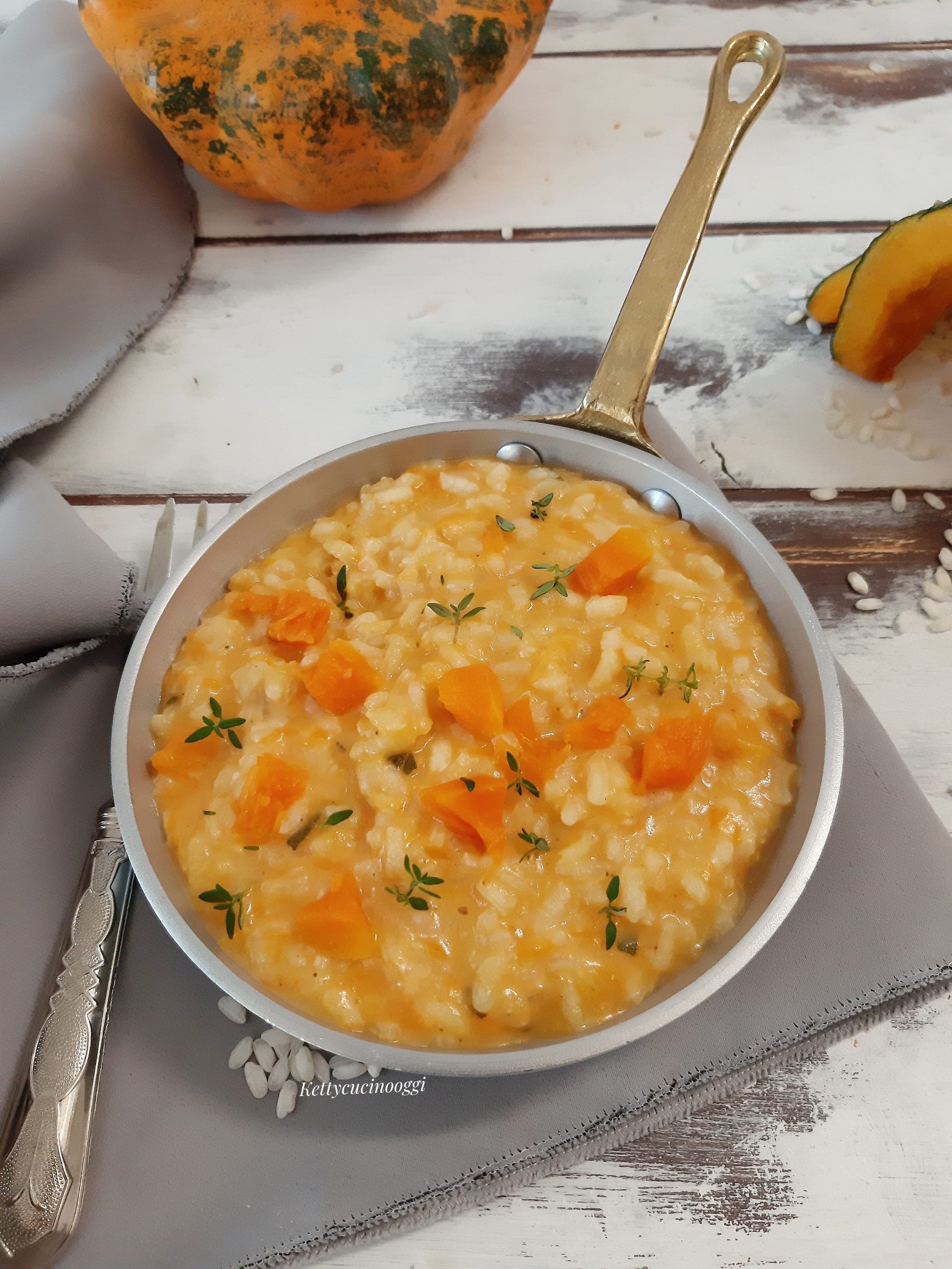 RISOTTO CREMOSO ZUCCA E TALEGGIO 2 - Ketty cucino oggi?