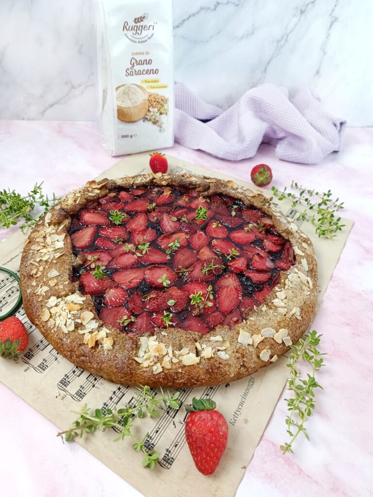 GALETTE CON FRAGOLE E TIMO LIME 