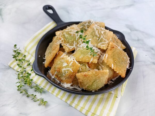 RAVIOLI SALSICCIA E FRIARIELLI FRITTI: LA RICETTA