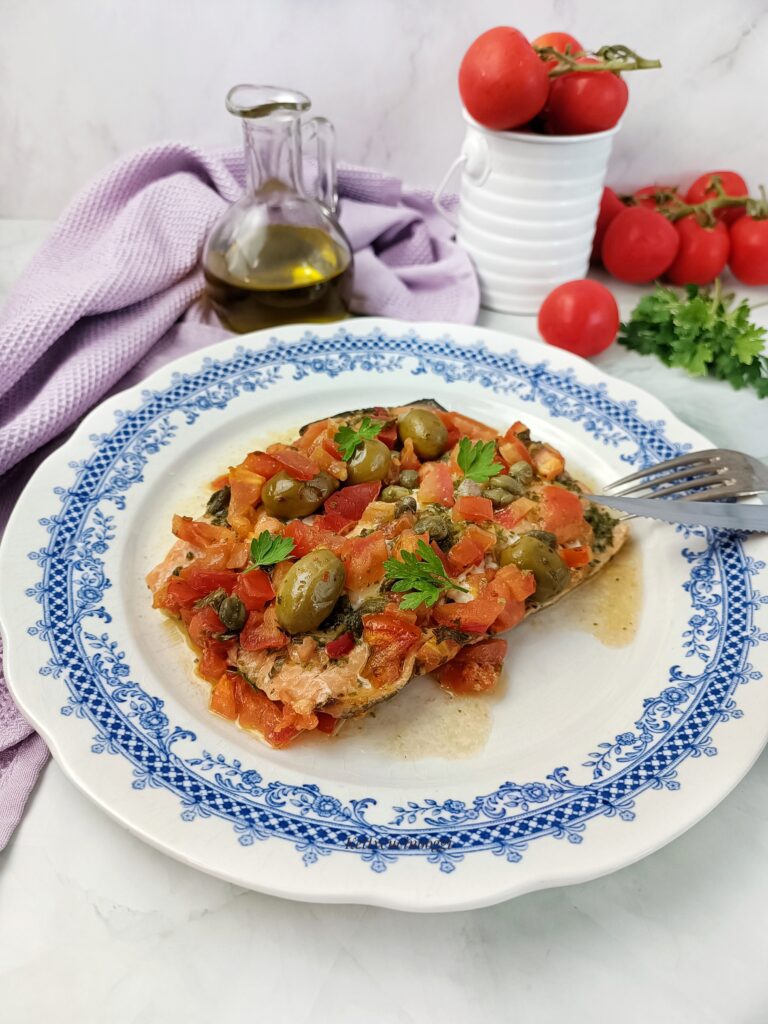 FILETTO DI TROTA SALMONATA AL CARTOCCIO 