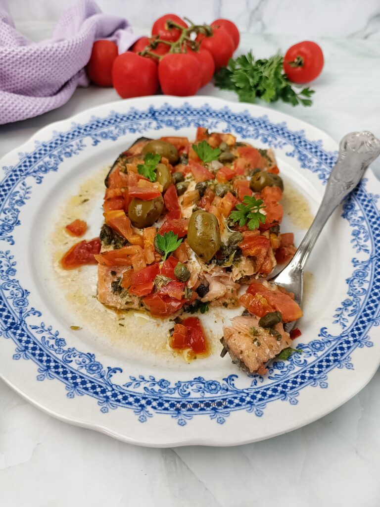 FILETTO DI TROTA SALMONATA AL CARTOCCIO