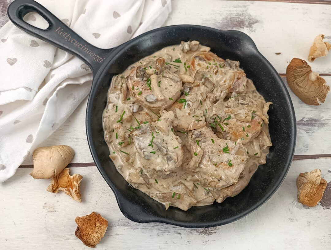 FILETTO DI MAIALE AI FUNGHI