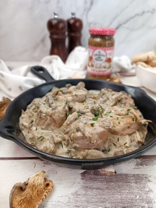 Il nostro filetto di maiale ai funghi è pronto da portare a tavola.