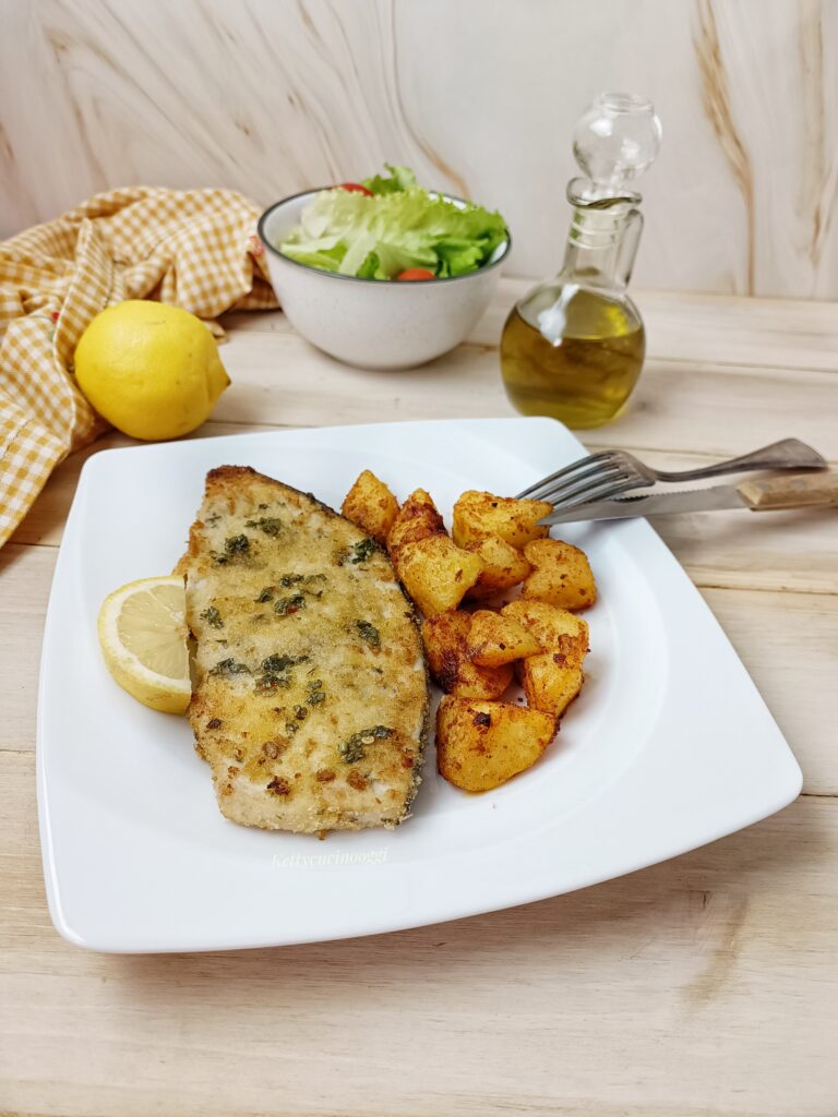 PESCE SPADA AL GRATIN 