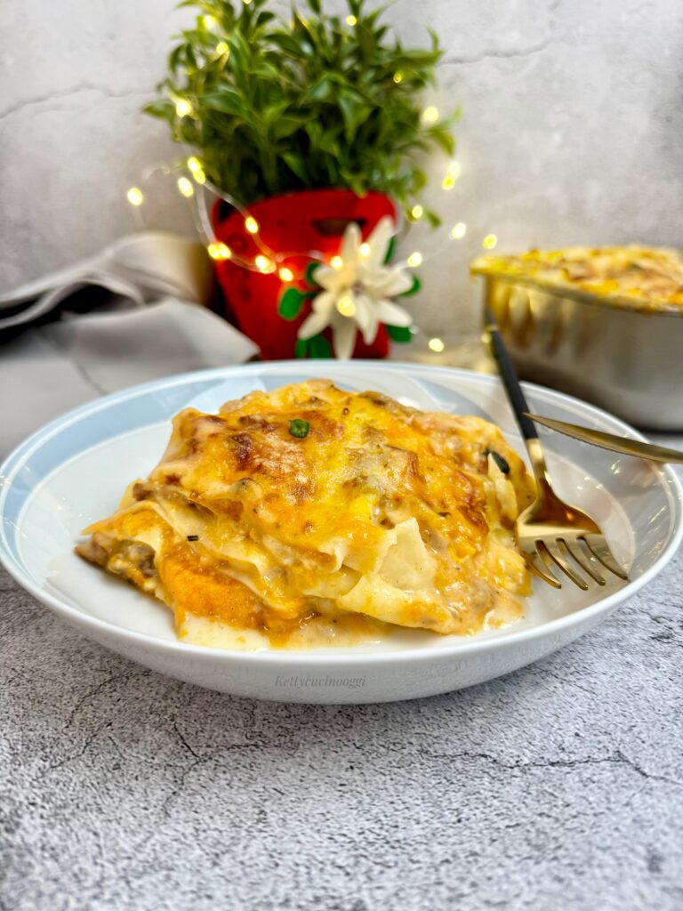 LASAGNE ZUCCA SALSICCIA E SCAMORZA 