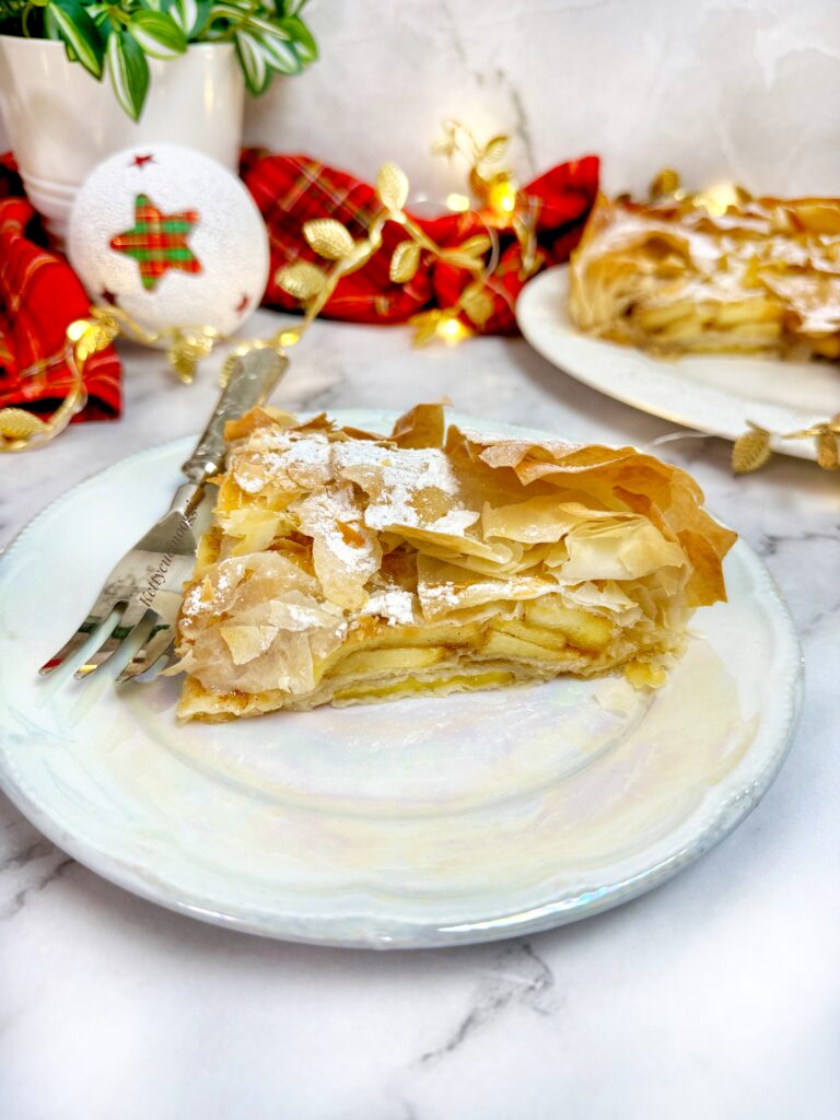 TORTA DI MELE VELOCE CON PASTA FILLO 